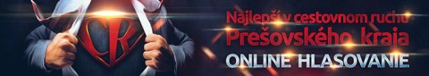 Banner Najlepší v cestovnom ruchu Prešovského kraja  - online hlasovanie