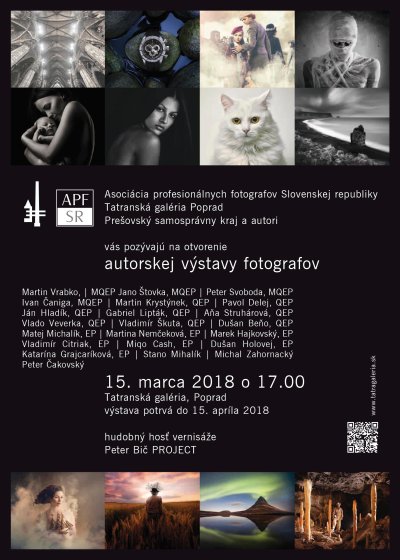 Tatranská galéria autorská výstava fotografov 15.marca 2018 o 17.00