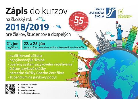 Zápis na jazykové kurzy