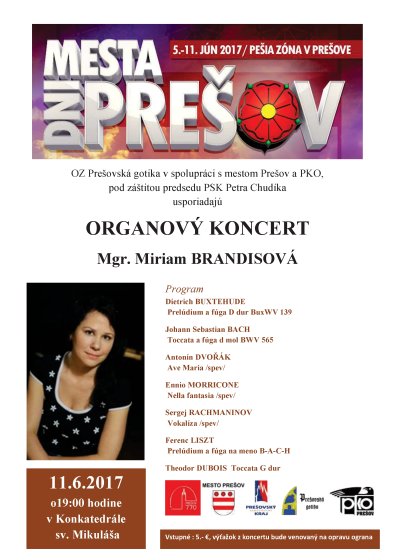 Plagát - pozvánka na koncert - program - bližšie informácie v PDF dokumente