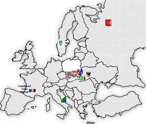 Mapa bilaterálnej spolupráce PSK