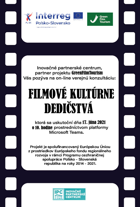 Online verejná konzultácia Filmové kultúrne dedičstvá sa uskutoční 17. júna o 10.00 hod. cez Teams