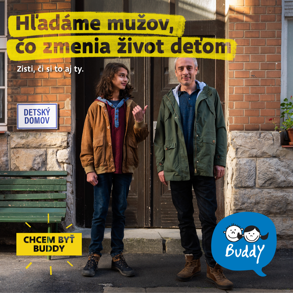Hľadáme mužov, čo zmenia život deťom. Zisti, či si to aj ty. Chcem byť Buddy