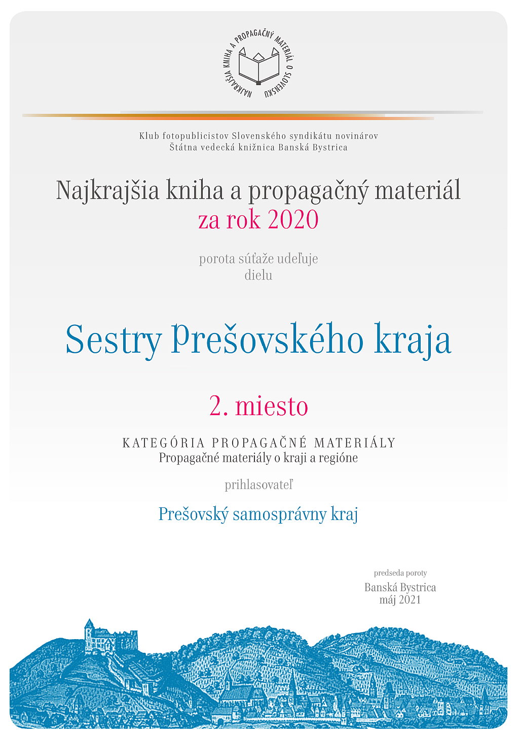 Diplom_Naj propagačná publikácia 2020