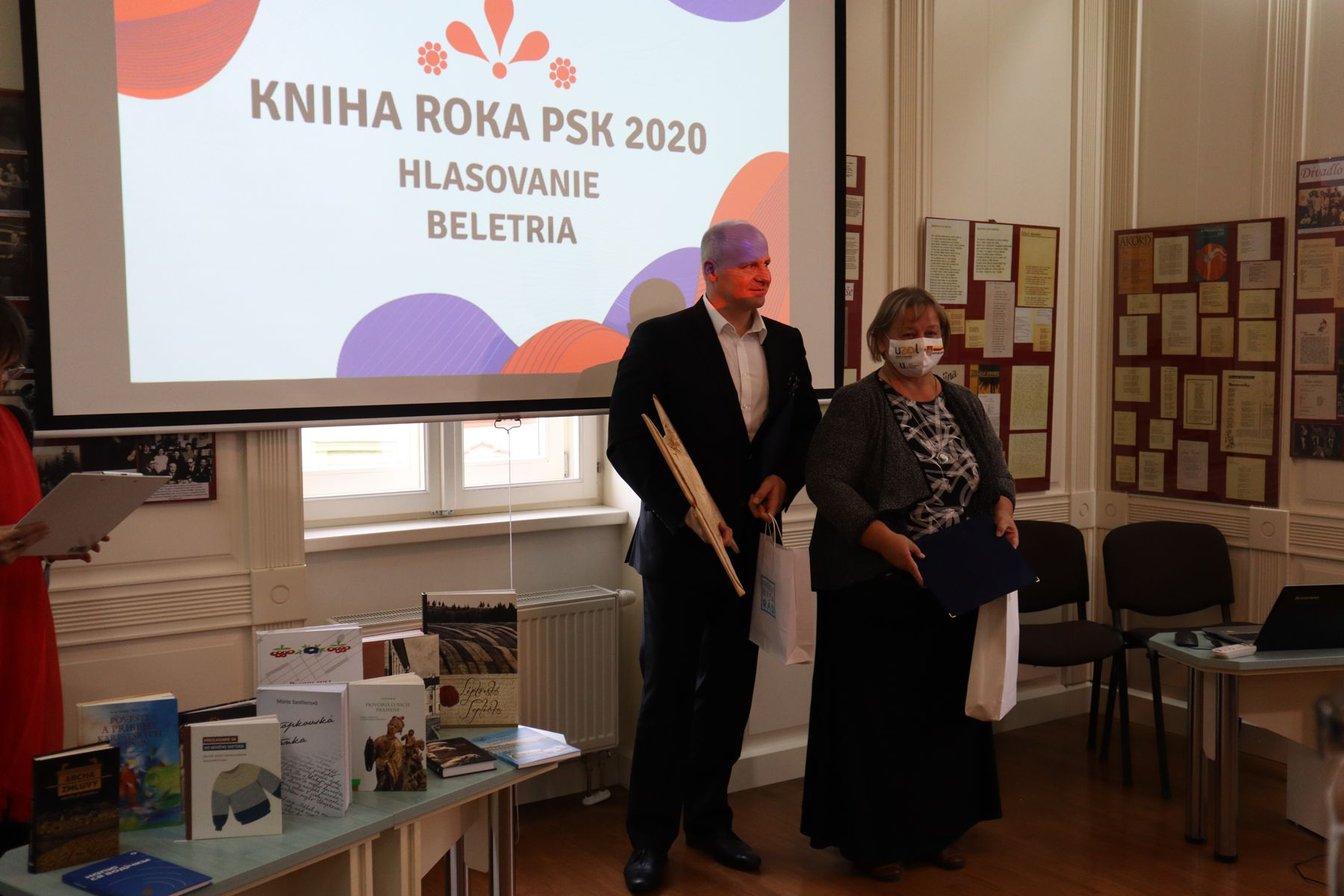 Víťaz v kategórii Beletria Rastislav Puchala