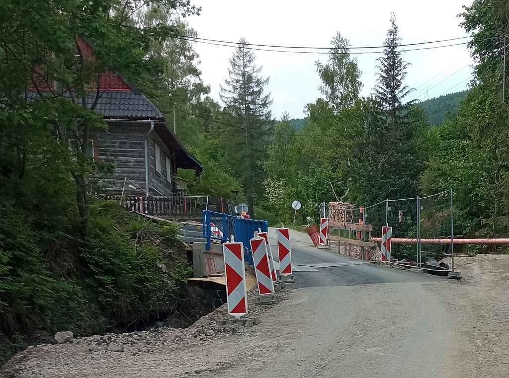 Foto_ Most v obci Jezersko v rekonštrukcii