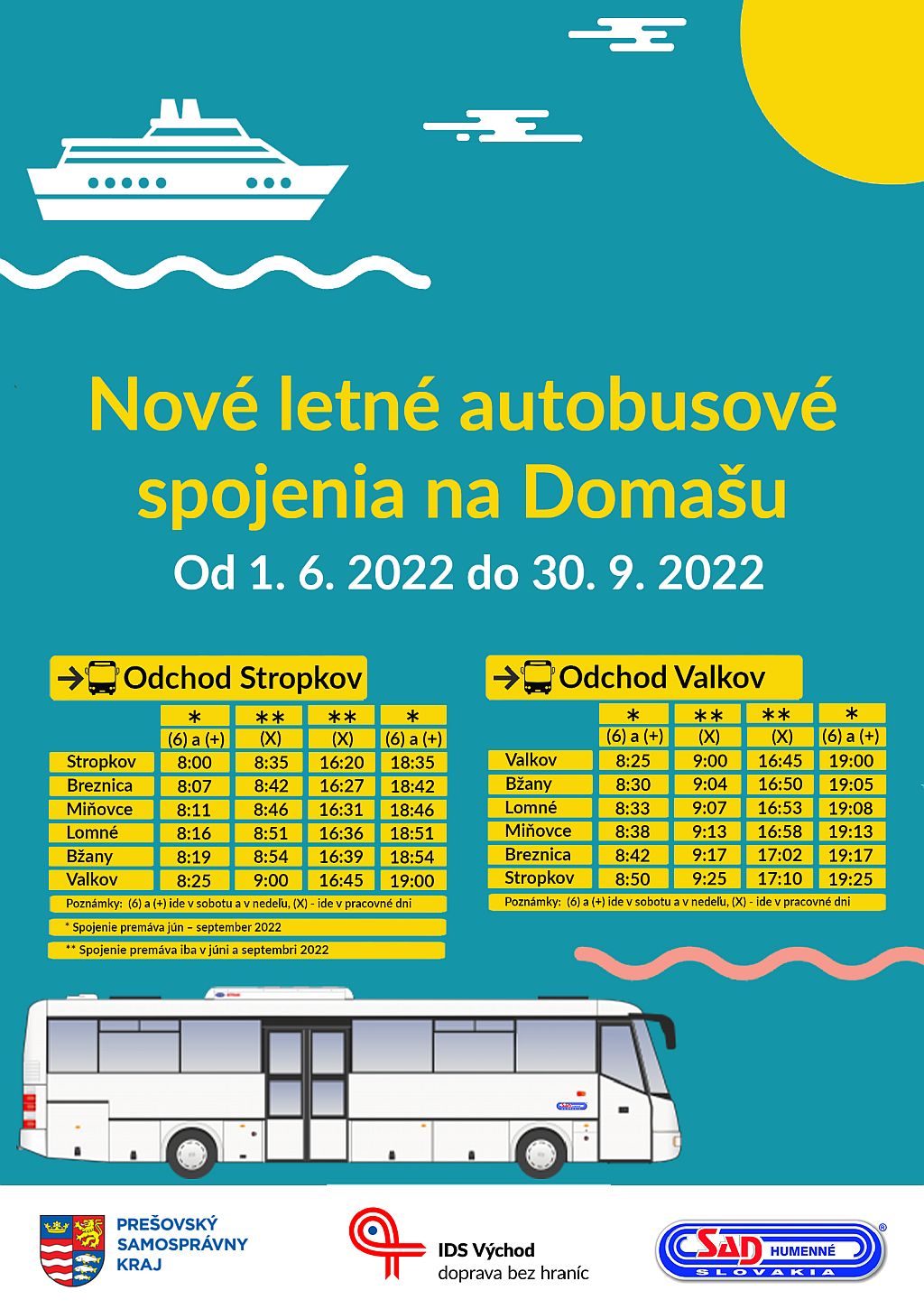 Plagát_ Letné spojenia na Domašu