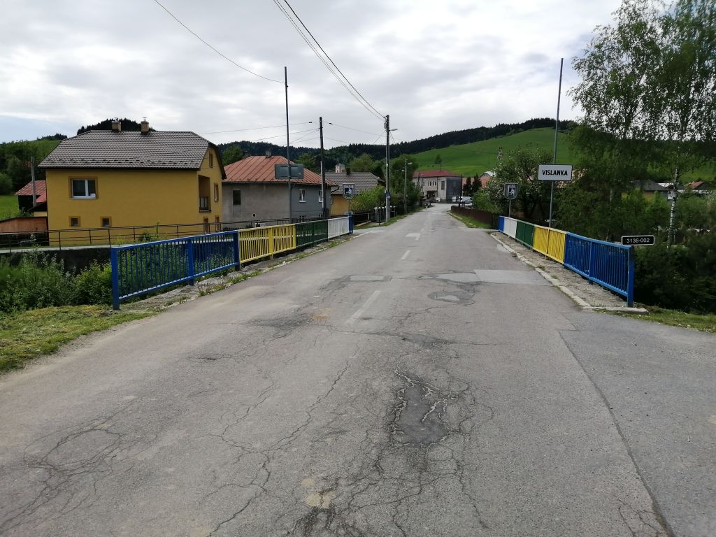 FOTO - Most v obci Vislanka pred rekonštrukciou