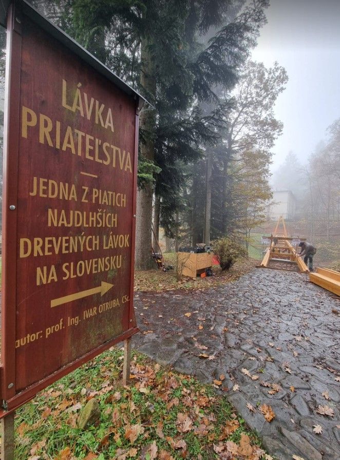 Foto: Lávka priateľstva Bardejovské Kúpele