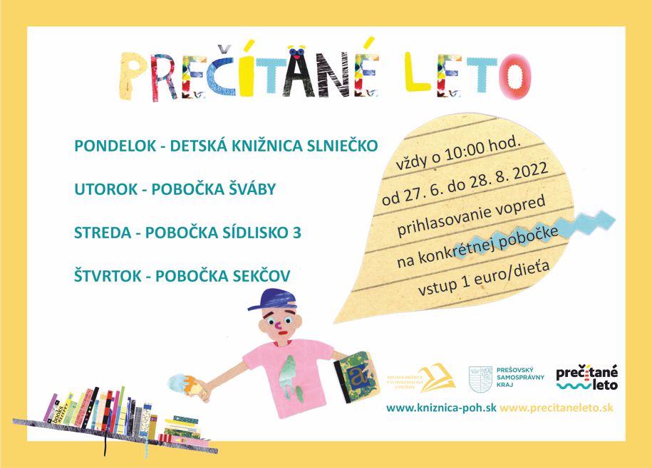 Foto: Prečítané leto v Krajskej knižnici P.O Hviezdoslava v Prešove
