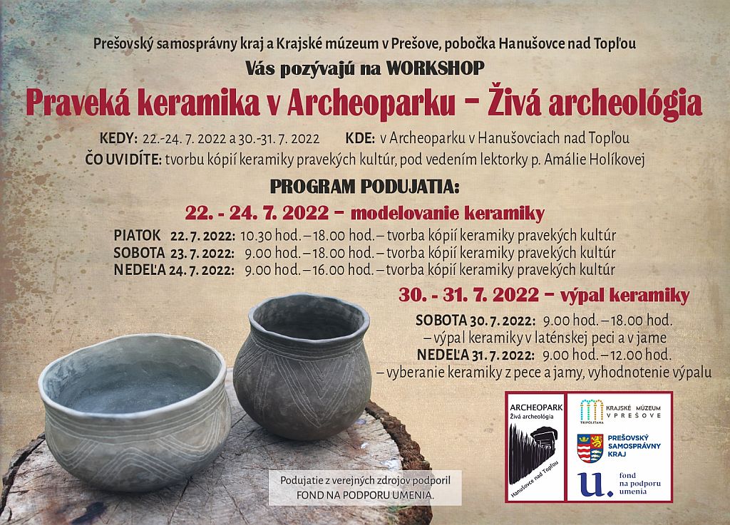 Foto: Leto v Archeoparku v Hanušovciach nad Topľou