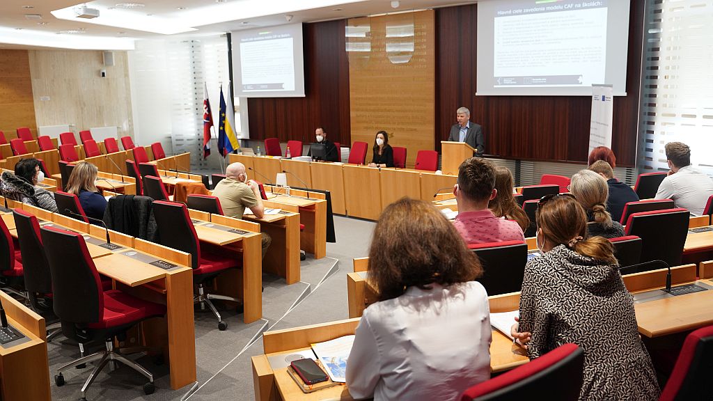 Foto: Školenie k modelu CAF na Úrade PSK