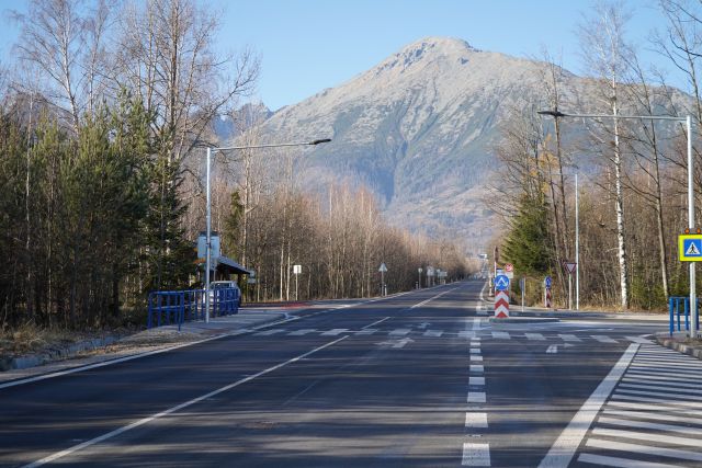 Zrekonštruovaná cesta do Starého Smokovca