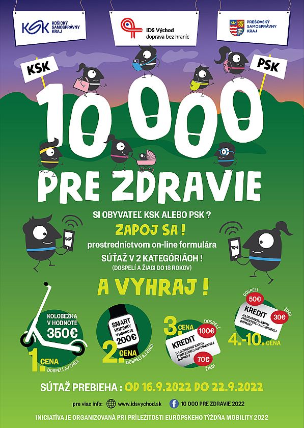Plagát: Kampaň 10 000 pre zdravie