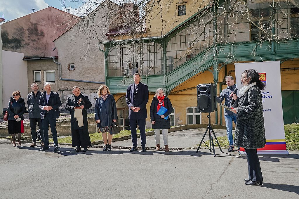 Foto: Slávnostné odovzdávanie staveniska objektu Krajskej knižnice P.O. Hviezdoslava Prešov