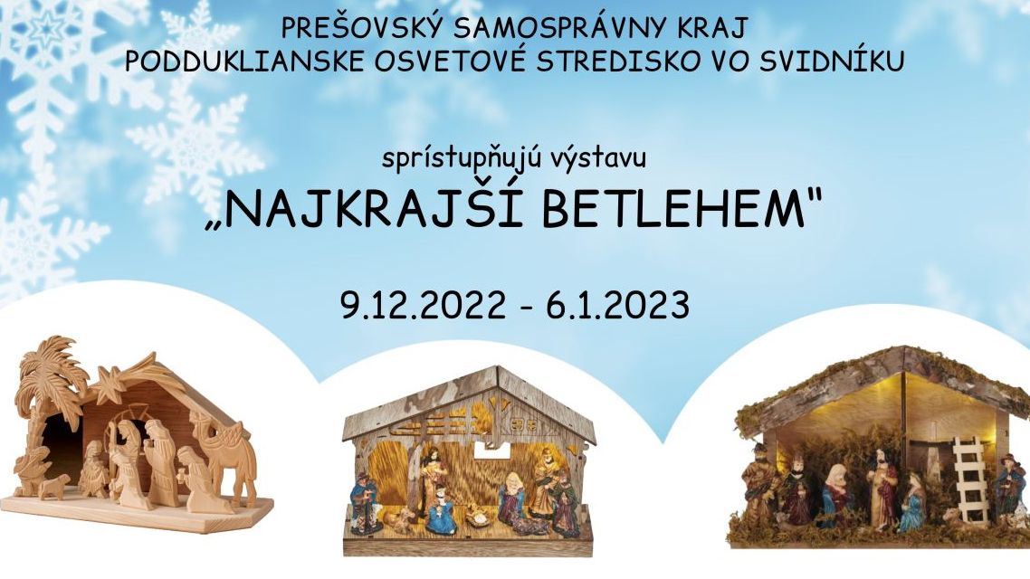 Foto: Najkrajší betlehem - Podduklianske osvetové stredisko Svidník