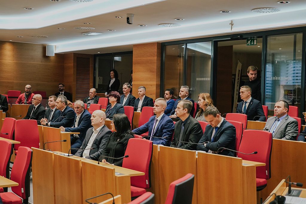 Foto: Rokovanie s ministrom hospodárstva na Úrade PSK