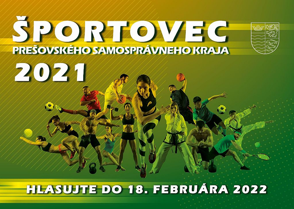 Plagát: Športovec PSK 2021_hlasovanie