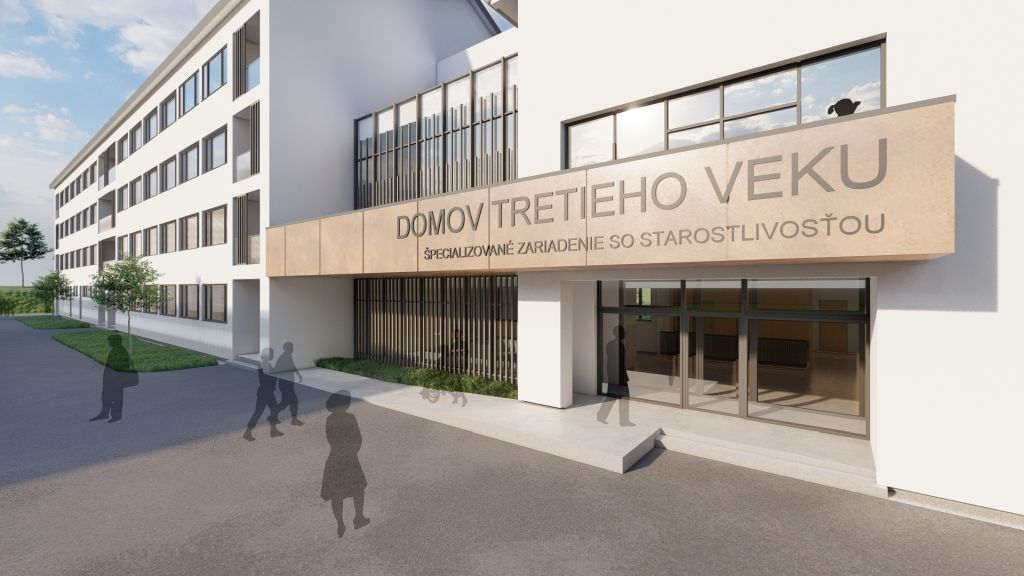FOTO - Vizualizácia nového zariadenia sociálnych služieb v Bijacovciach