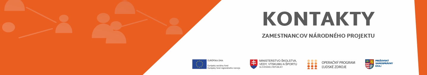 kontakty zamestnancov národného projektu