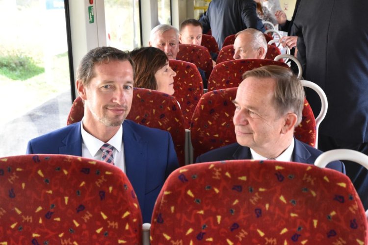 FOTO: stretnutie predsedu Prešovského samosprávneho kraja (PSK) Milana Majerského a maršálka Podkarpatského vojvodstva Wladyslawa Ortyla