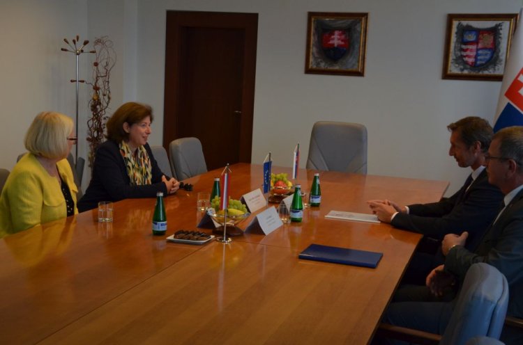 FOTO: návšteva veľvyslankyňa Rakúskej republiky v SR ​Margit Bruck-Friedrich