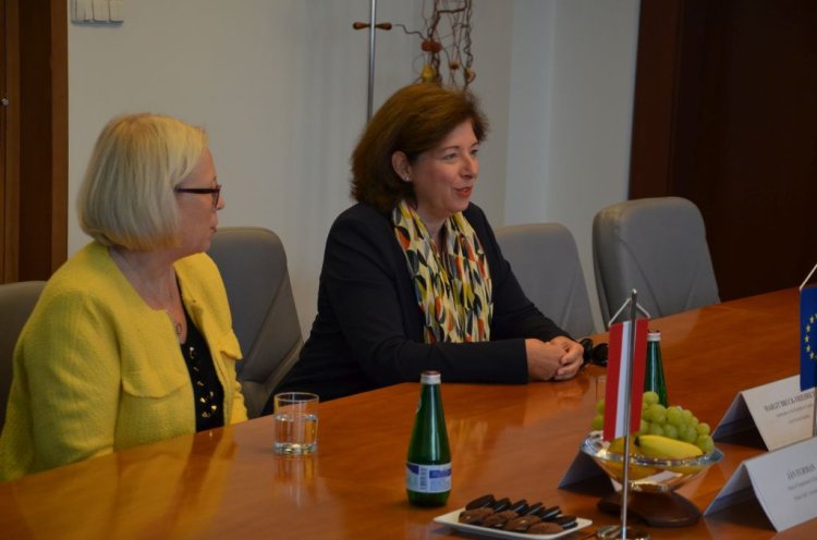 FOTO: návšteva veľvyslankyňa Rakúskej republiky v SR ​Margit Bruck-Friedrich