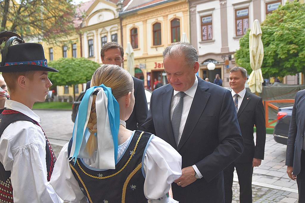 FOTO: stretnutie prezidenta A. Kisku s predsedom PSK M. Majerským