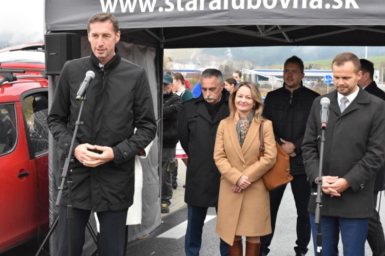 FOTO: slávnostné otvorenie juhovýchodného obchvatu mesta Stará Ľubovňa