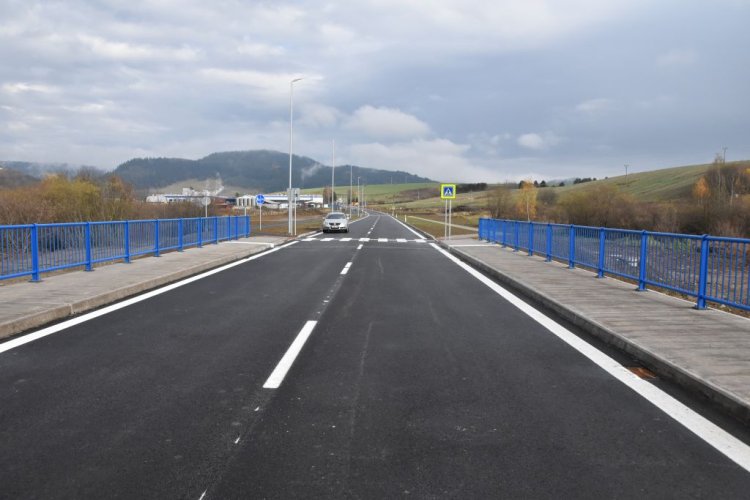 FOTO: cesta juhovýchodného obchvatu mesta Stará Ľubovňa