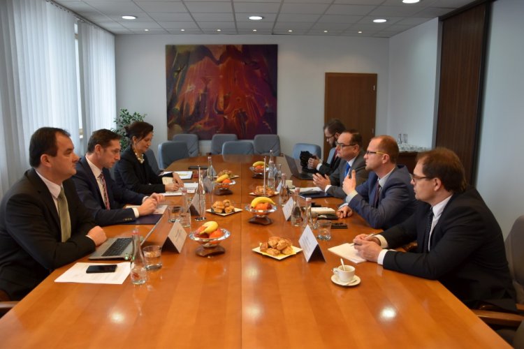 FOTO: stretnutie najvyšších predstaviteľov oboch krajov – predseda Milan Majerský a hejtman Martin Netolický.
