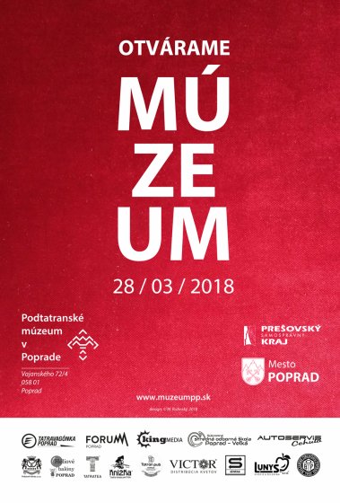 FOTO: plagát otvorenie podtatranského múzea
