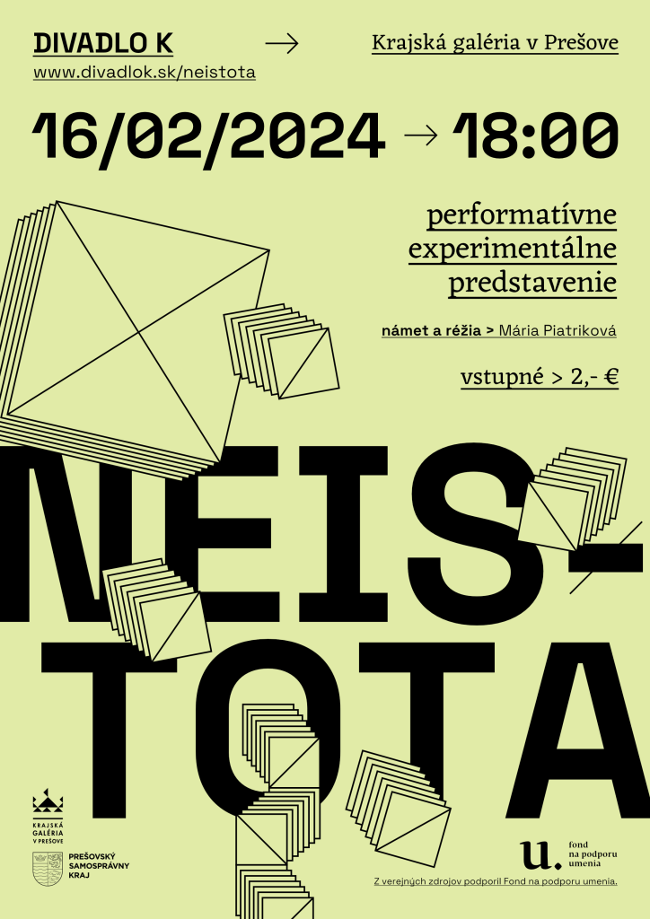 Neistota - divadelné predstavenie - Krajská galéria v Prešove - 16.2.2024 