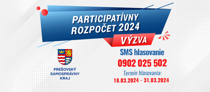 Participatívny rozpočet, SMS hlasovanie do 31.3.