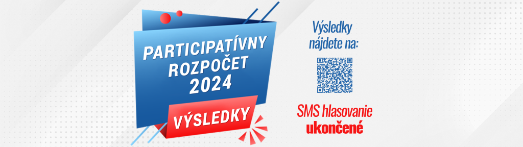 Participatívny rozpočet 2024 Výsledky SMS hlasovania - SMS hlasovanie ukončené 