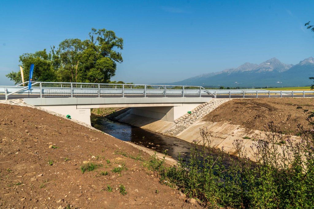 Zrekonštruovaný most Poprad - Veľký Slavkov