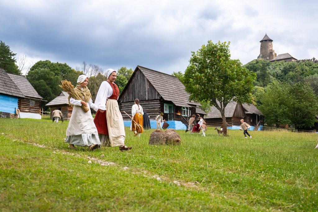 zábery zo skanzenu v Starej Ľubovni