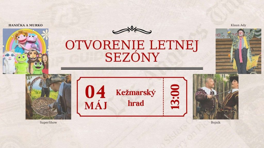 Otvorenie letnej turistickej sezóny na Kežmarskom hrade - Múzeum v Kežmarku - 4.5.2025