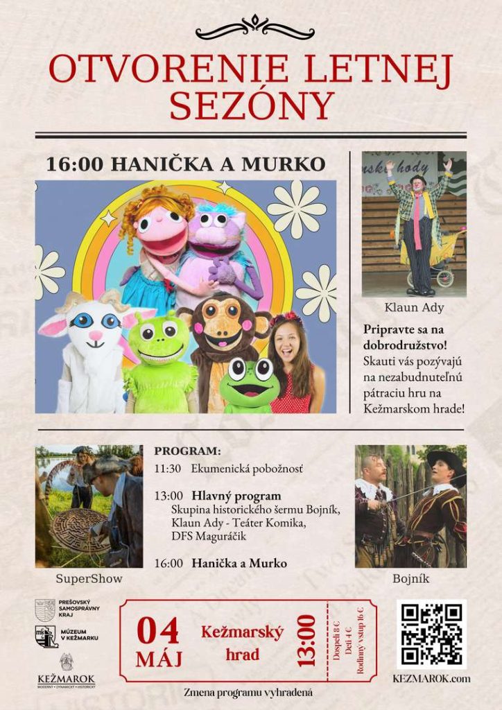 Otvorenie letnej turistickej sezóny na Kežmarskom hrade - Múzeum v Kežmarku - 4.5.2025