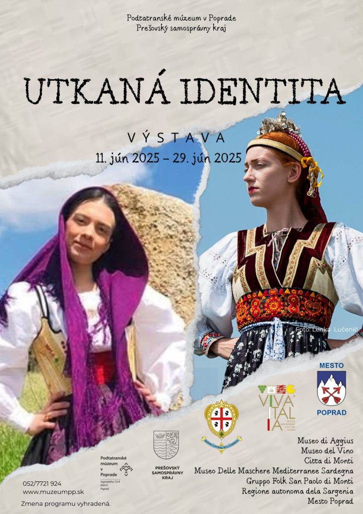 Utkaná identita - výstava tradičného ľudového odevu - Podtatranské múzeum v Poprade - 11.- 29. 6.2025   