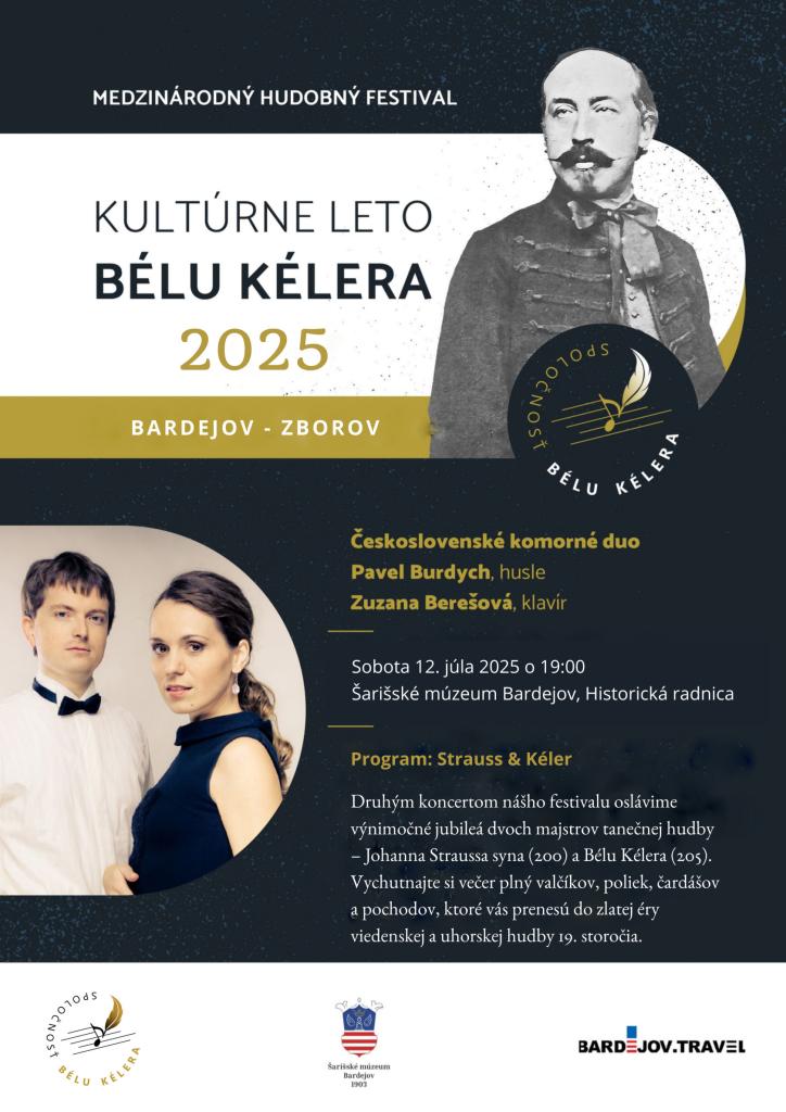 Kultúrne leto Bélu Kélera - Historická radnica v Bardejove - 12.7.2025