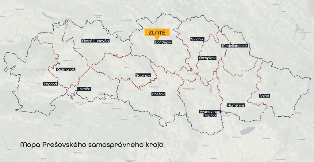 mapa prebiehajúcej rekonštrukcie