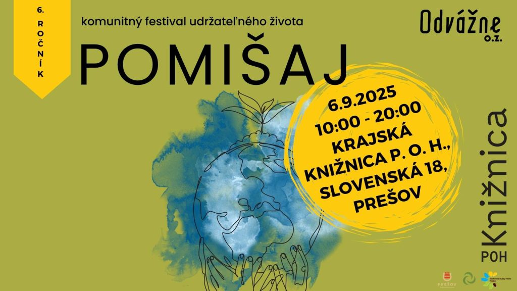 Pomišaj - 6.9.2025 - Krajská knižnica POH v Prešove