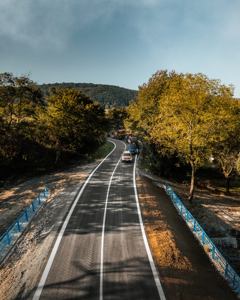 cesta s novým priepustom