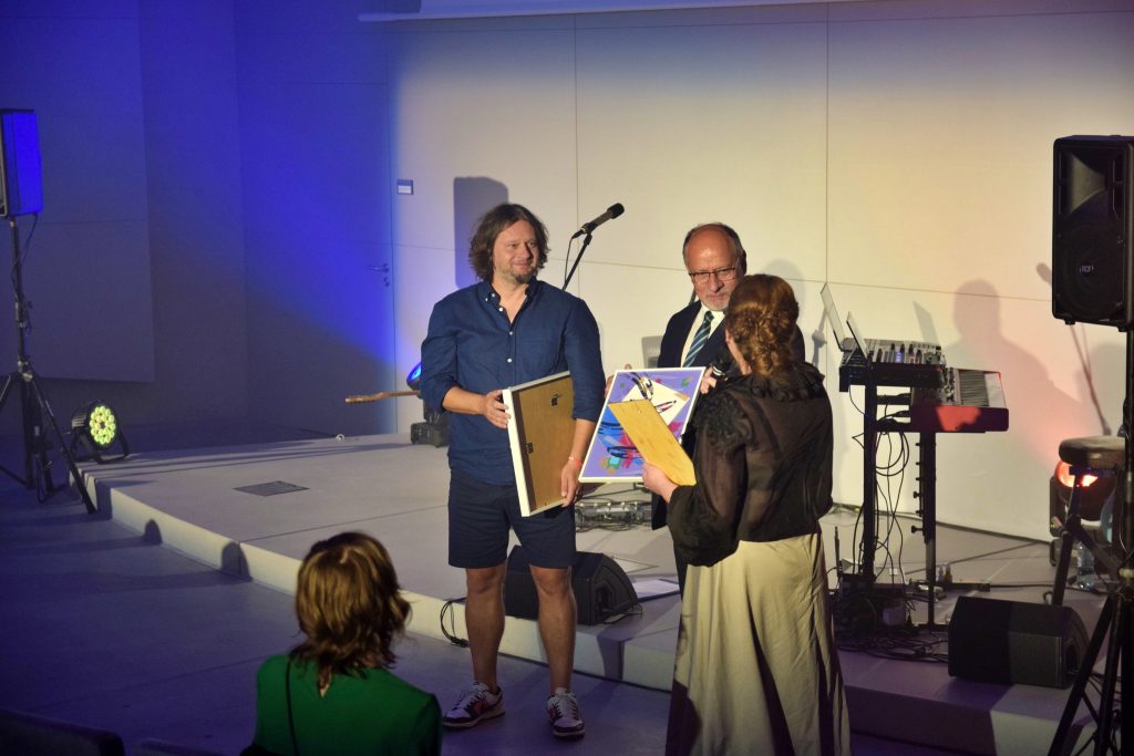 finisáž výstavy - riaditeľ MMUAW M. Cubjak