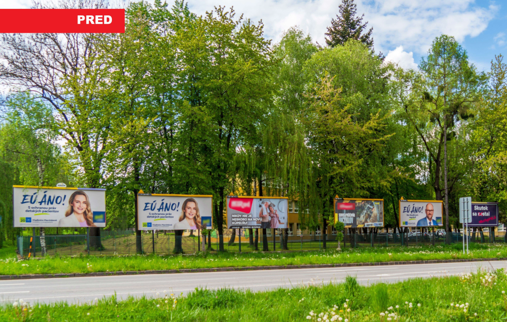  bilbordy na Volgogradsej v Prešove 