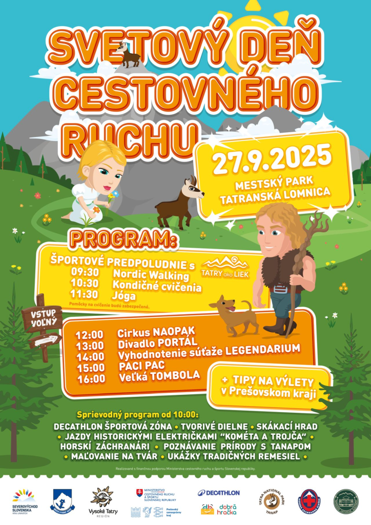plagát k oslavám Dňa cetsovného ruchu