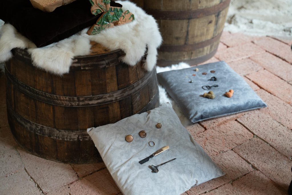 archeologické nálezy hradu Ľubovňa, ktoré sa našli pri rekonštrukcii