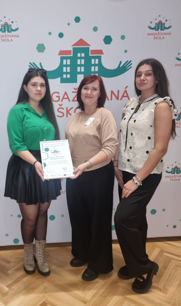 ocenená škola - SOŠ pedagogická Prešov