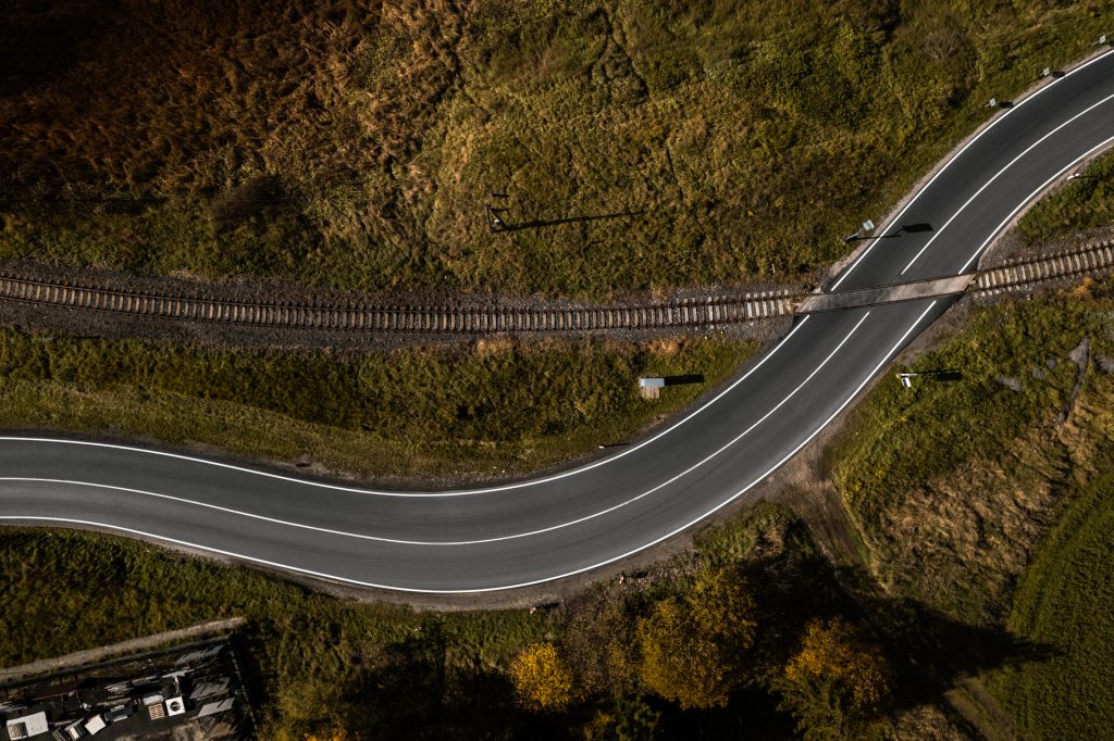 vynovená cesta Spišské Podhradie - hranica KSK